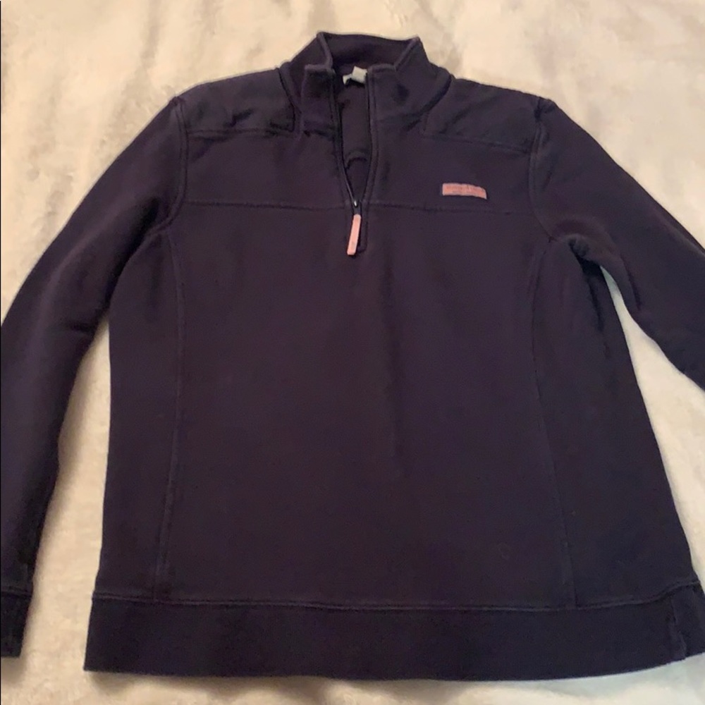 Navy blue Vineyard Vines quarter zip